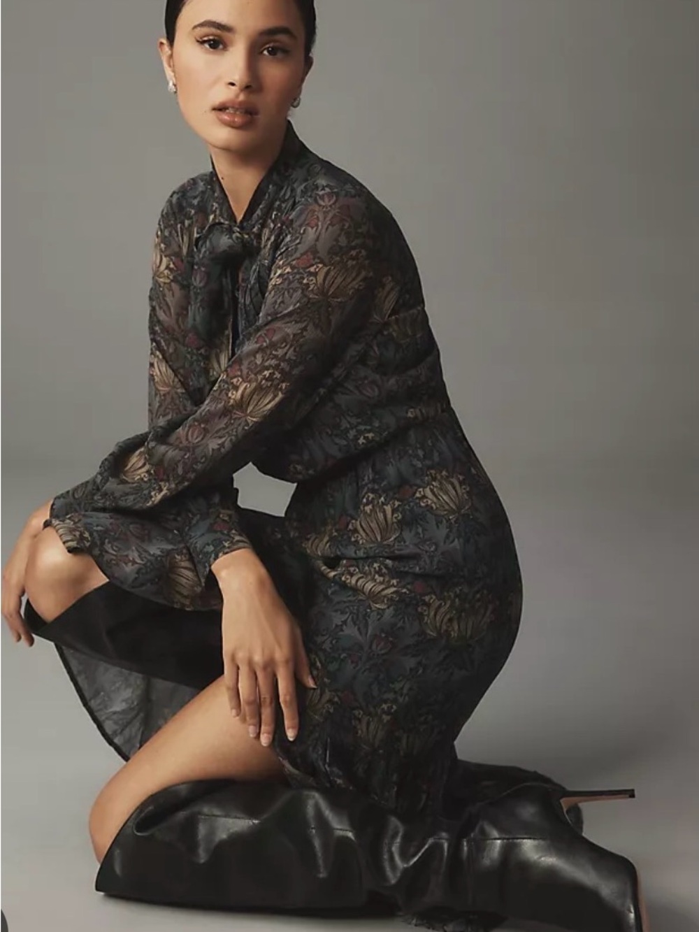 Anthropologie Paige & Morris silk dress